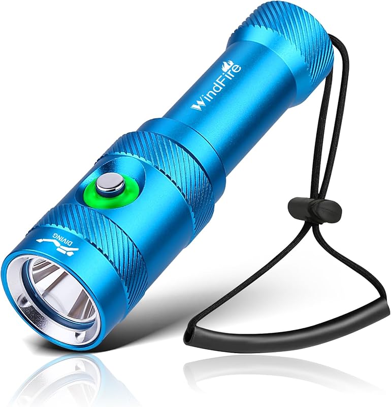 WINDFIRE Flashlight Professional Waterproof Rechargeable
