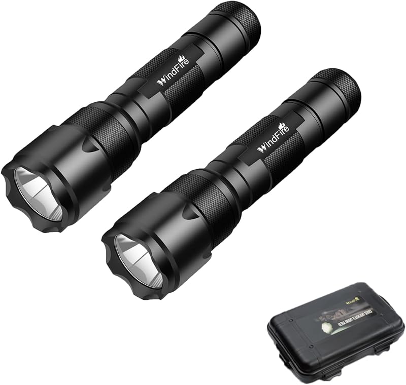 WINDFIRE Tactical Flashlights Emergency Resistance